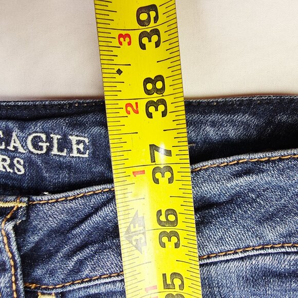 American Eagle Outfitters Size 2 Regular 31" Inseam Super Stretch Jegging Jeans - Picture 7 of 12